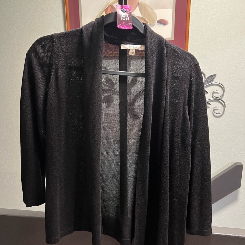 Cyrus Women's Black Cardigan Sweater #153